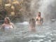 visitors in the Onsen