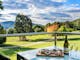 Platter and wine on the deck of Studio