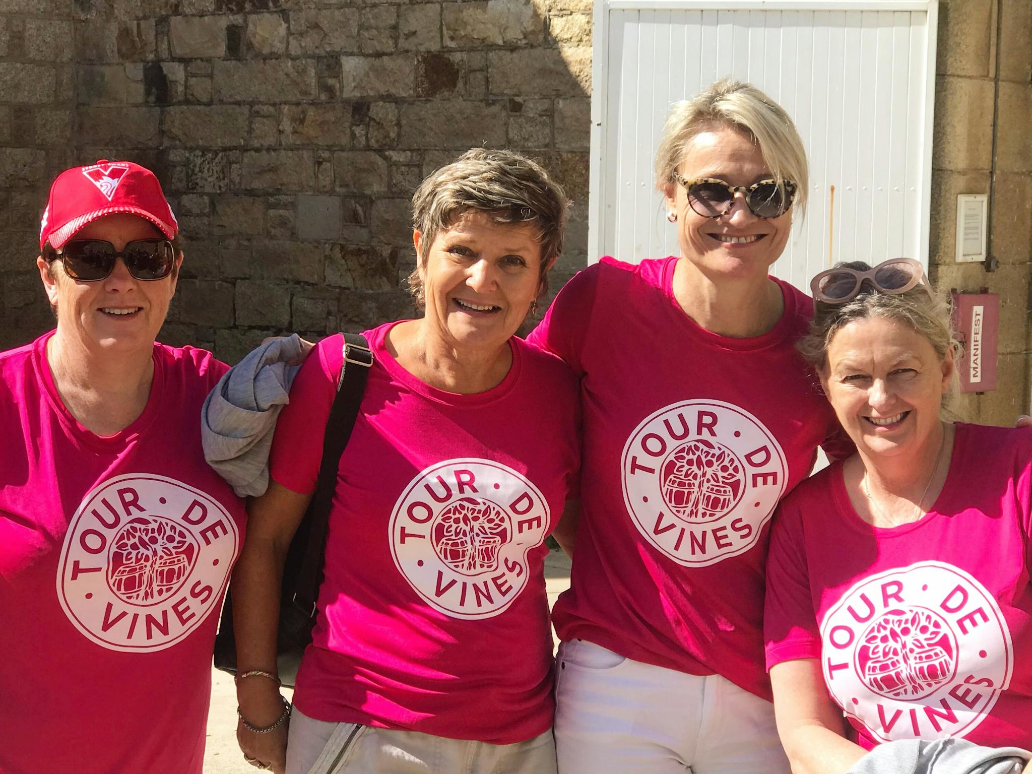 Guests ready to ride with Tour de Vines