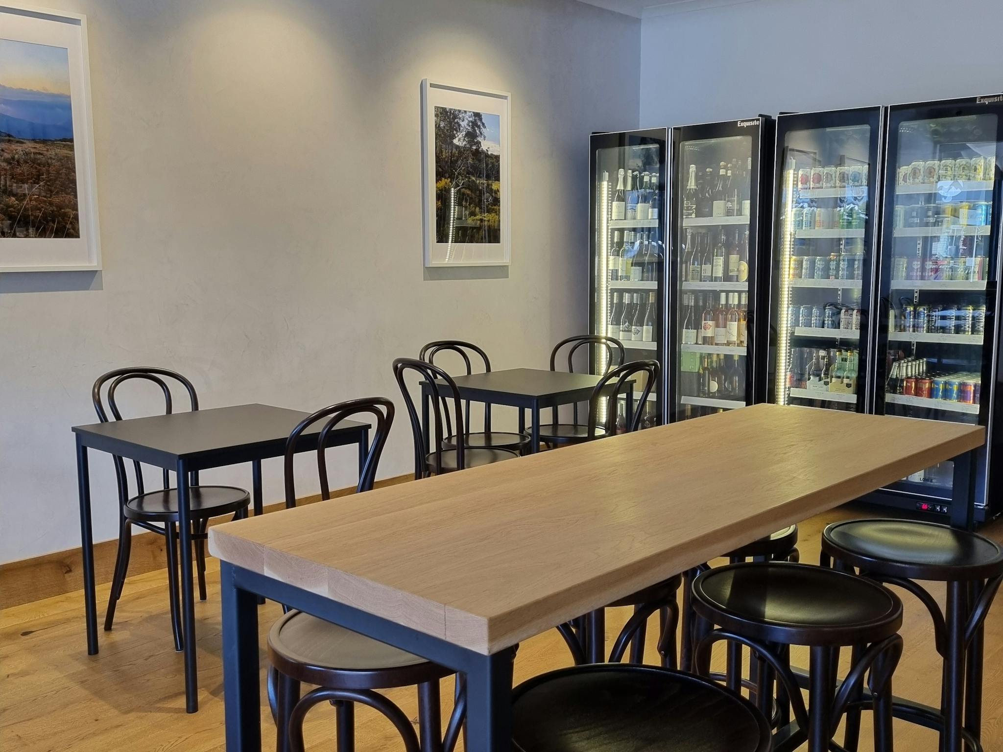 Have a glass of wine in our bar