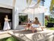 dining outside on the terrace