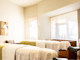 Massage beds in a room