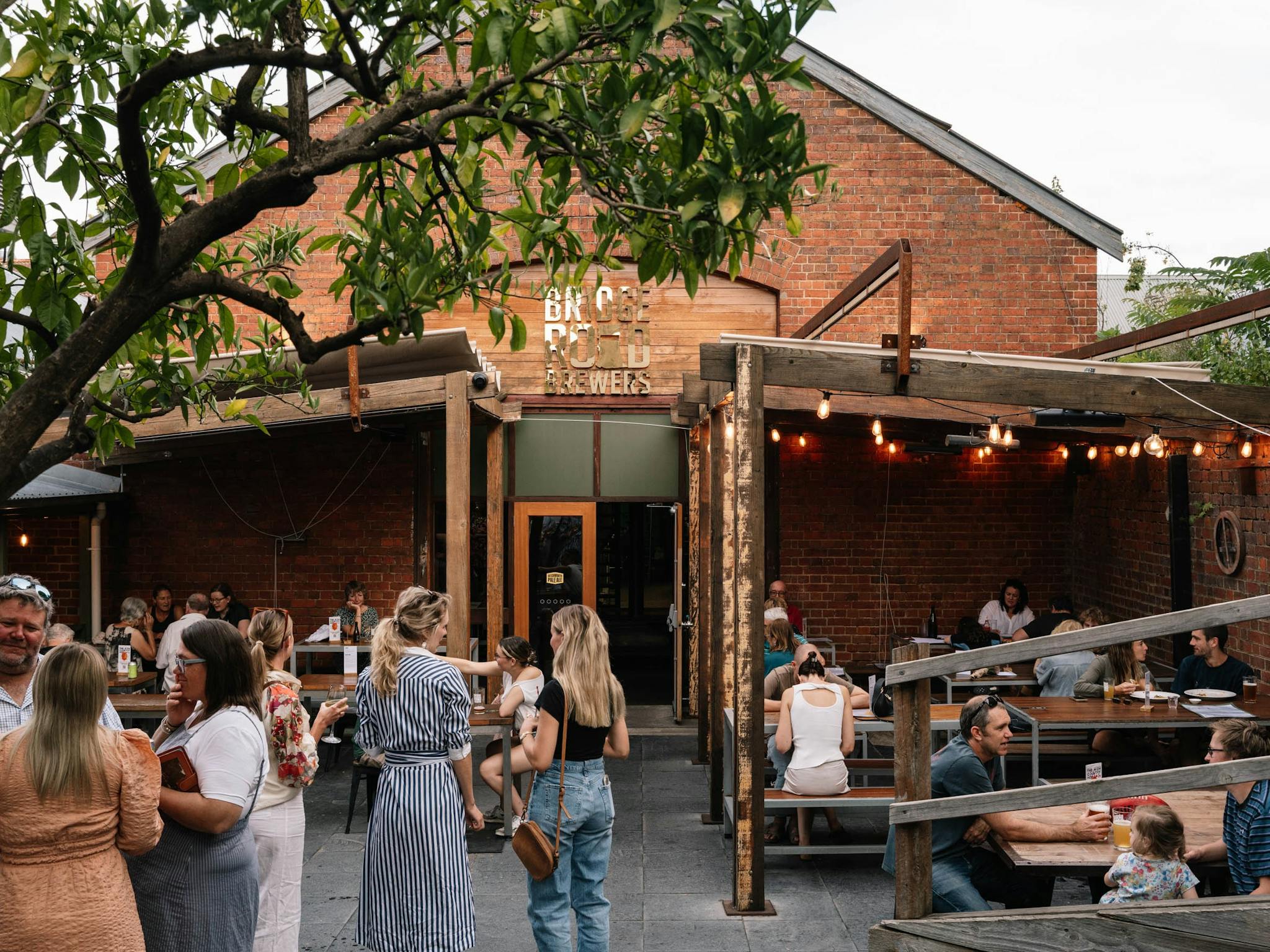 Beer Garden at Bridge Road Brewers
