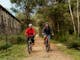 Two cyclists on the East Gipplsand Rail Trail