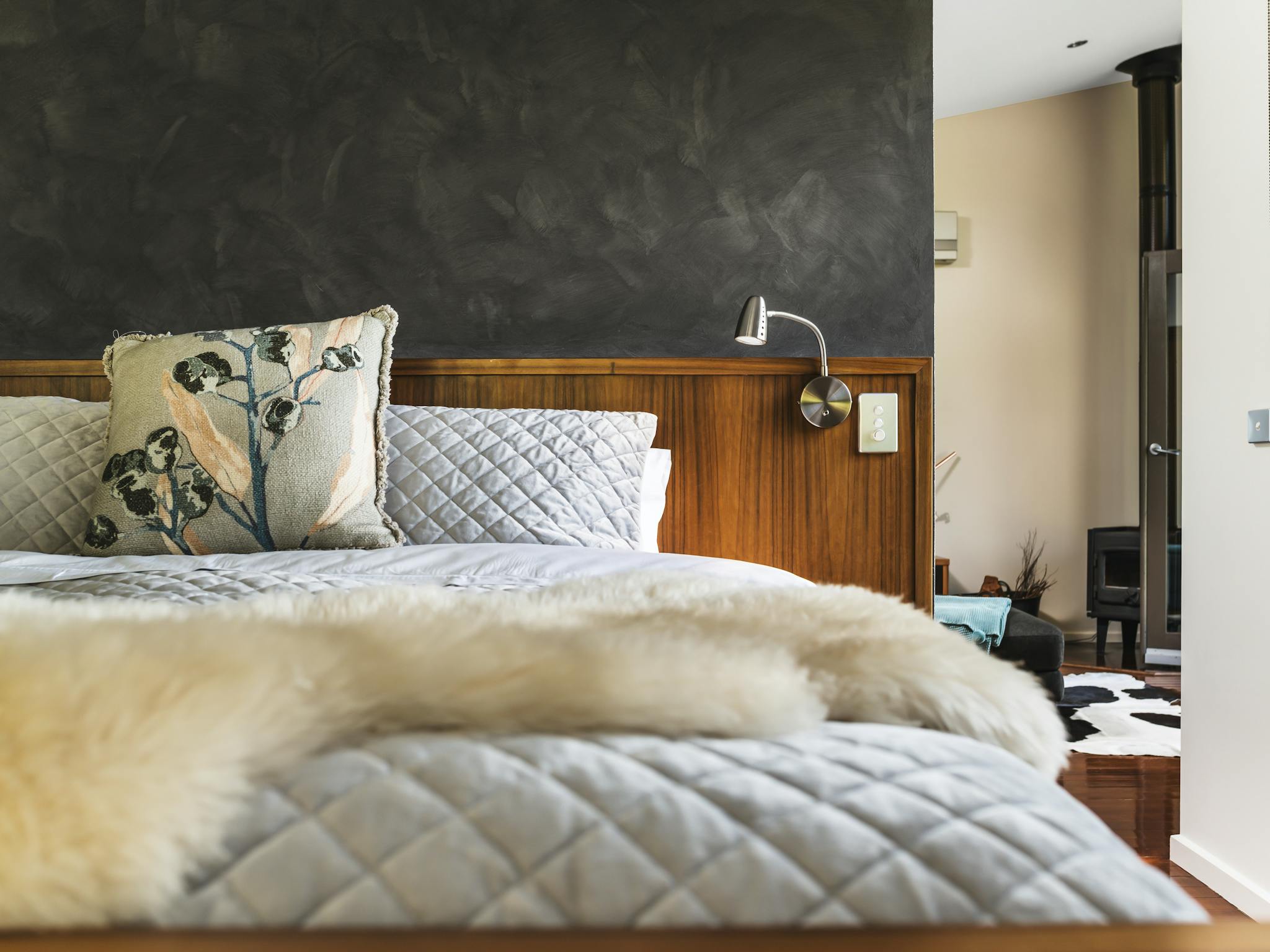 bedroom in studios 1-4