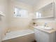 Bathroom with full size bath. Separate Toilet.