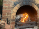 open fire
