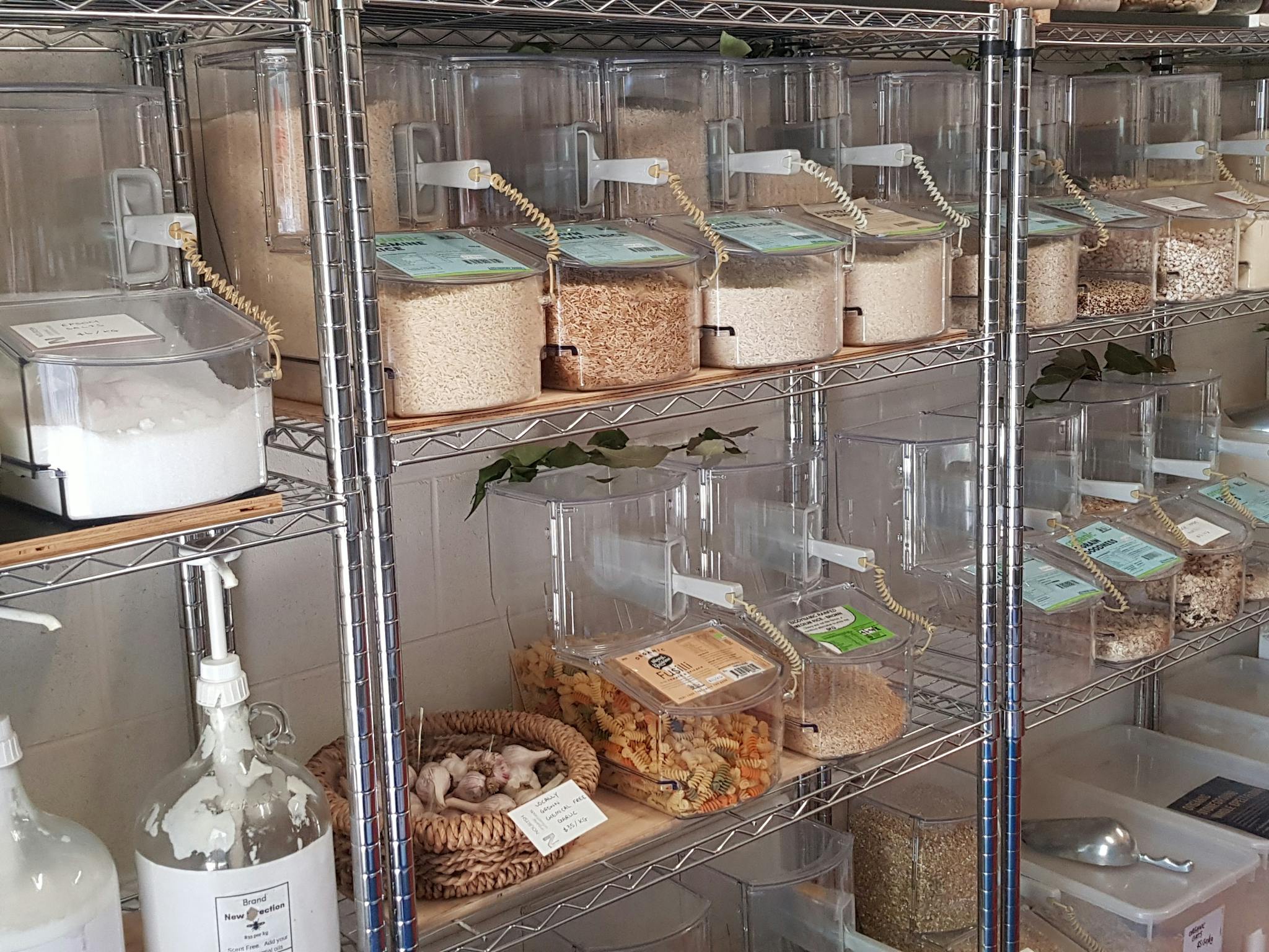 Large range of ingredients to make your own healthy foods.