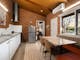 Studio style dining room and kitchen. Great location in the park.