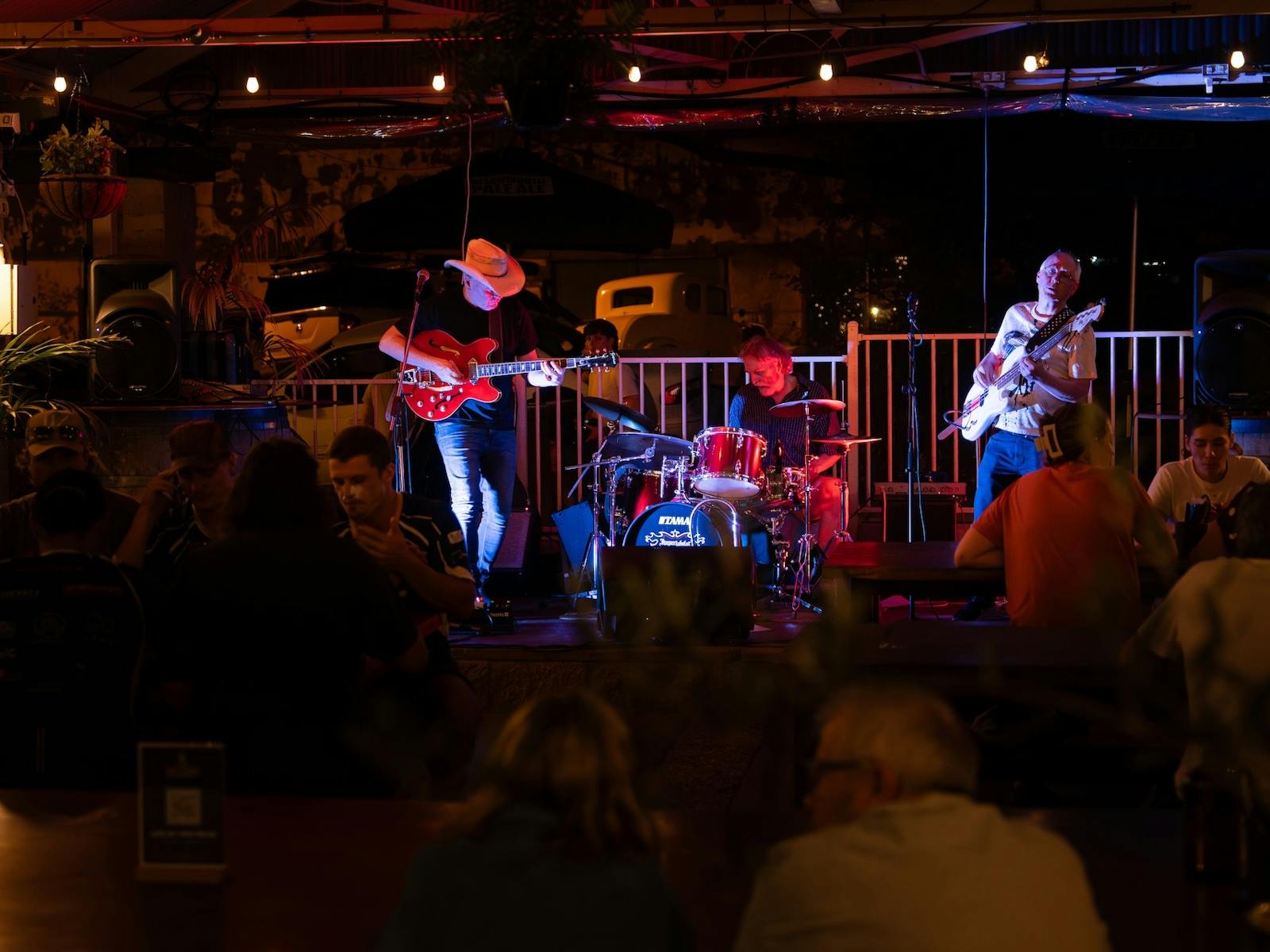 Live music during Yack's annual Folk Festival
