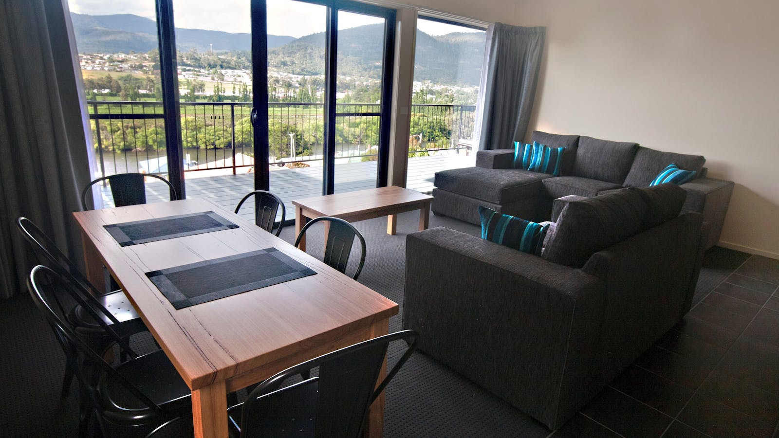 Fantastic views from the sitting area