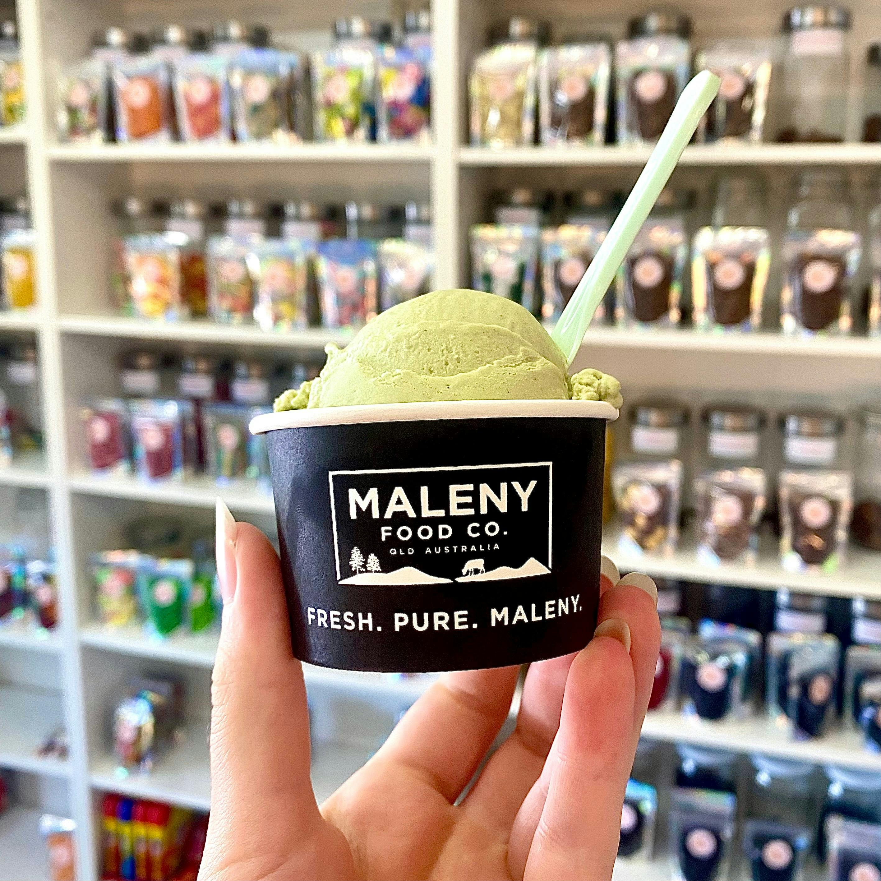 Enjoy artisan Maleny Gelato at Sugar Rush Dayboro in the heart of Dayboro village.