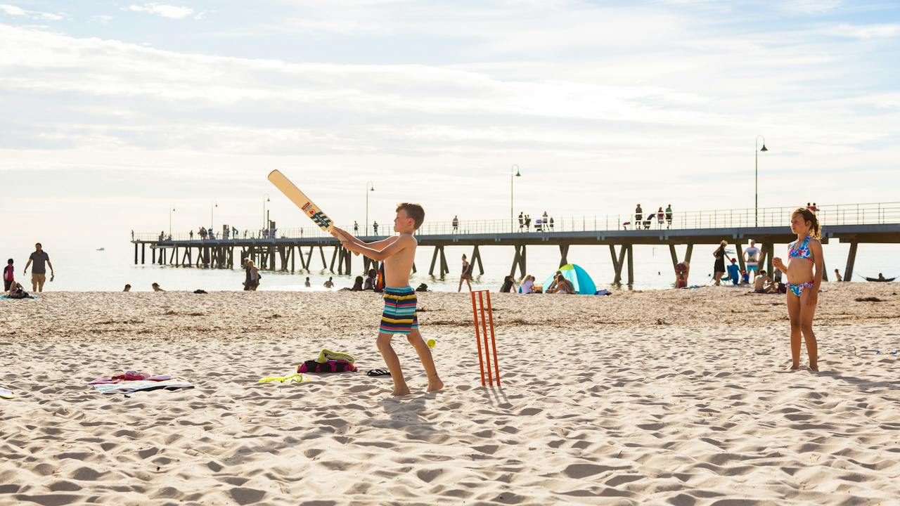 Beach Cricket Glenelg