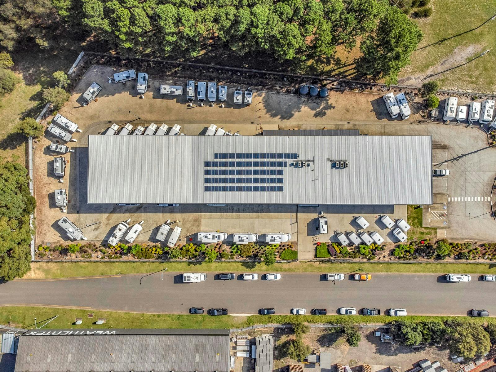 Jayco Newcastle from above