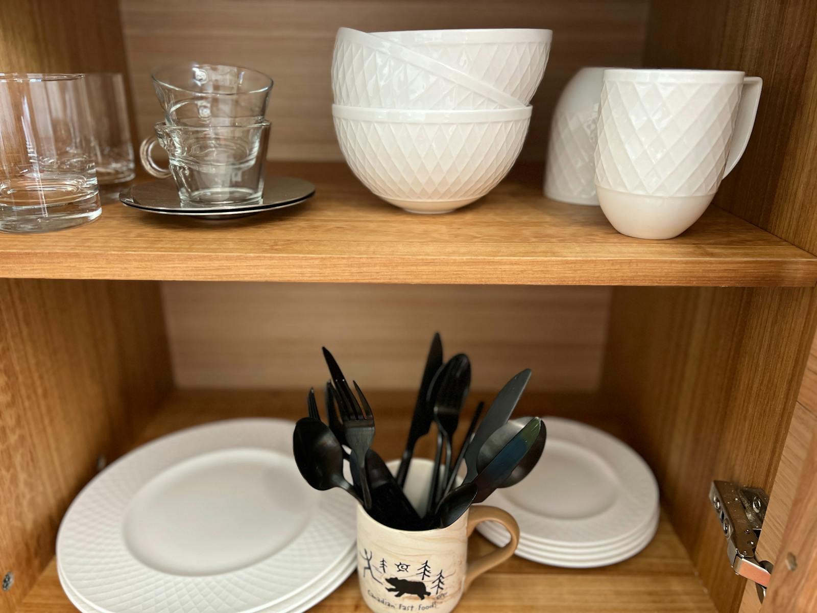 Crockery and cutlery