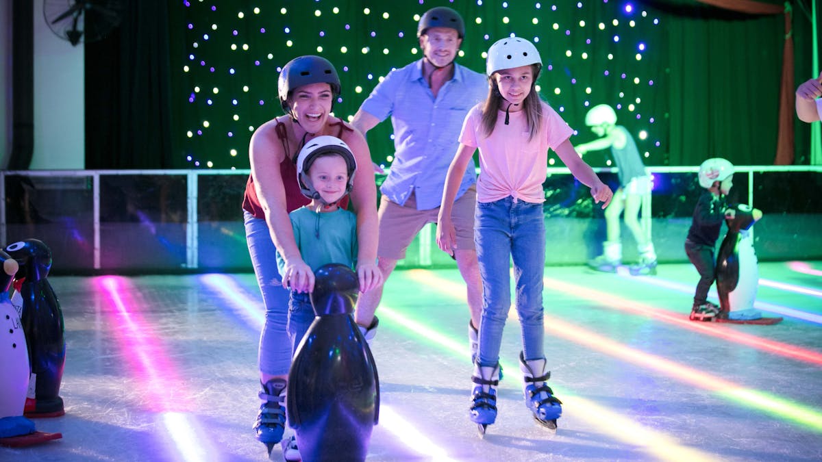 Family fun on the ice