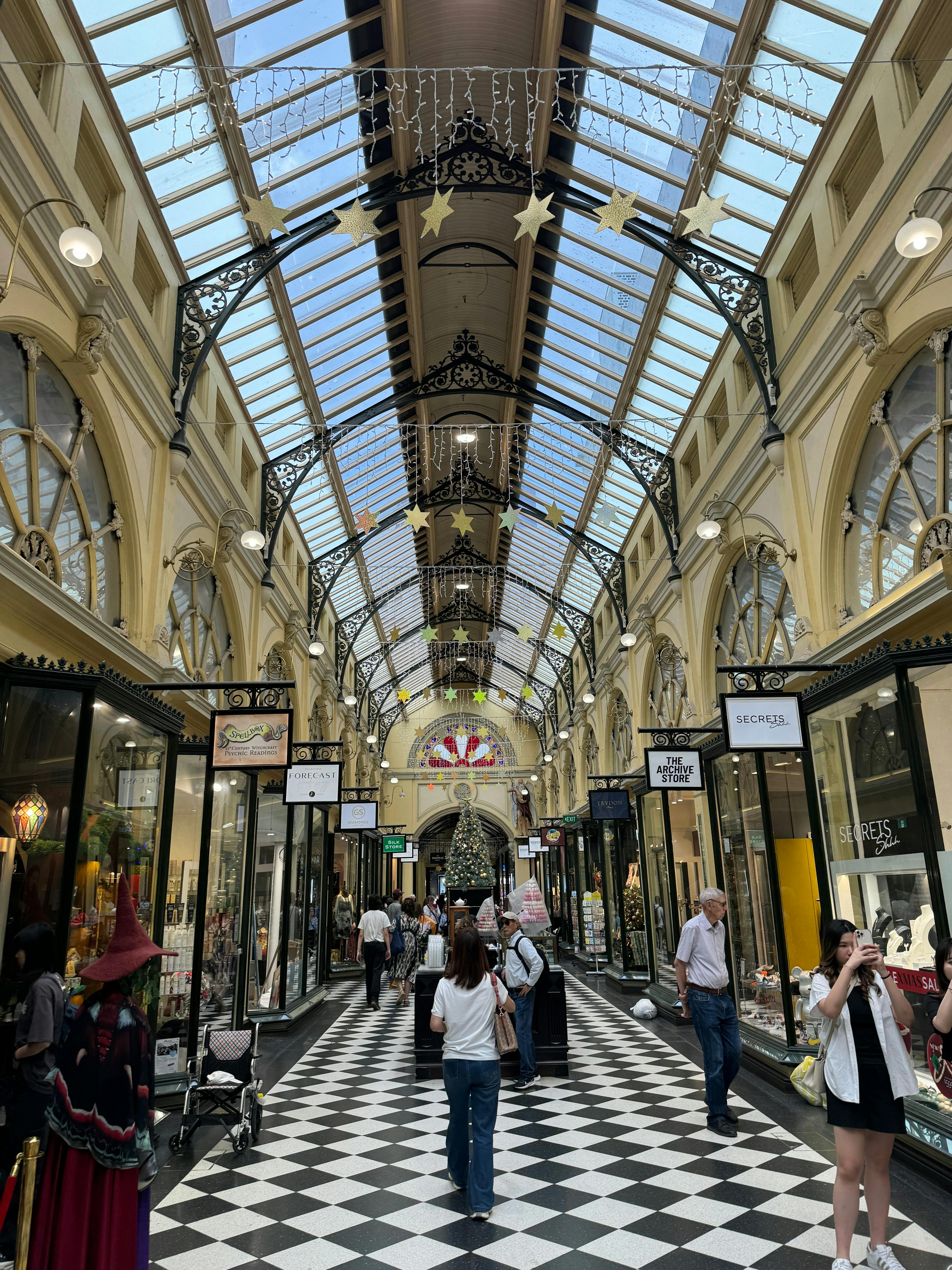 Historic shopping arcades