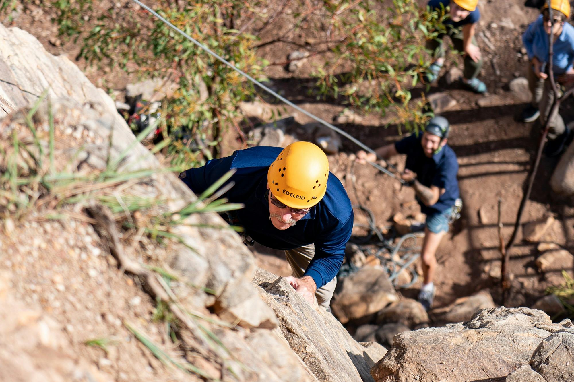 Rock climbing is for all ages and fitness levels