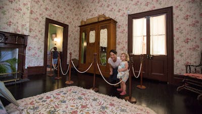 image of master bedroom at lanyon