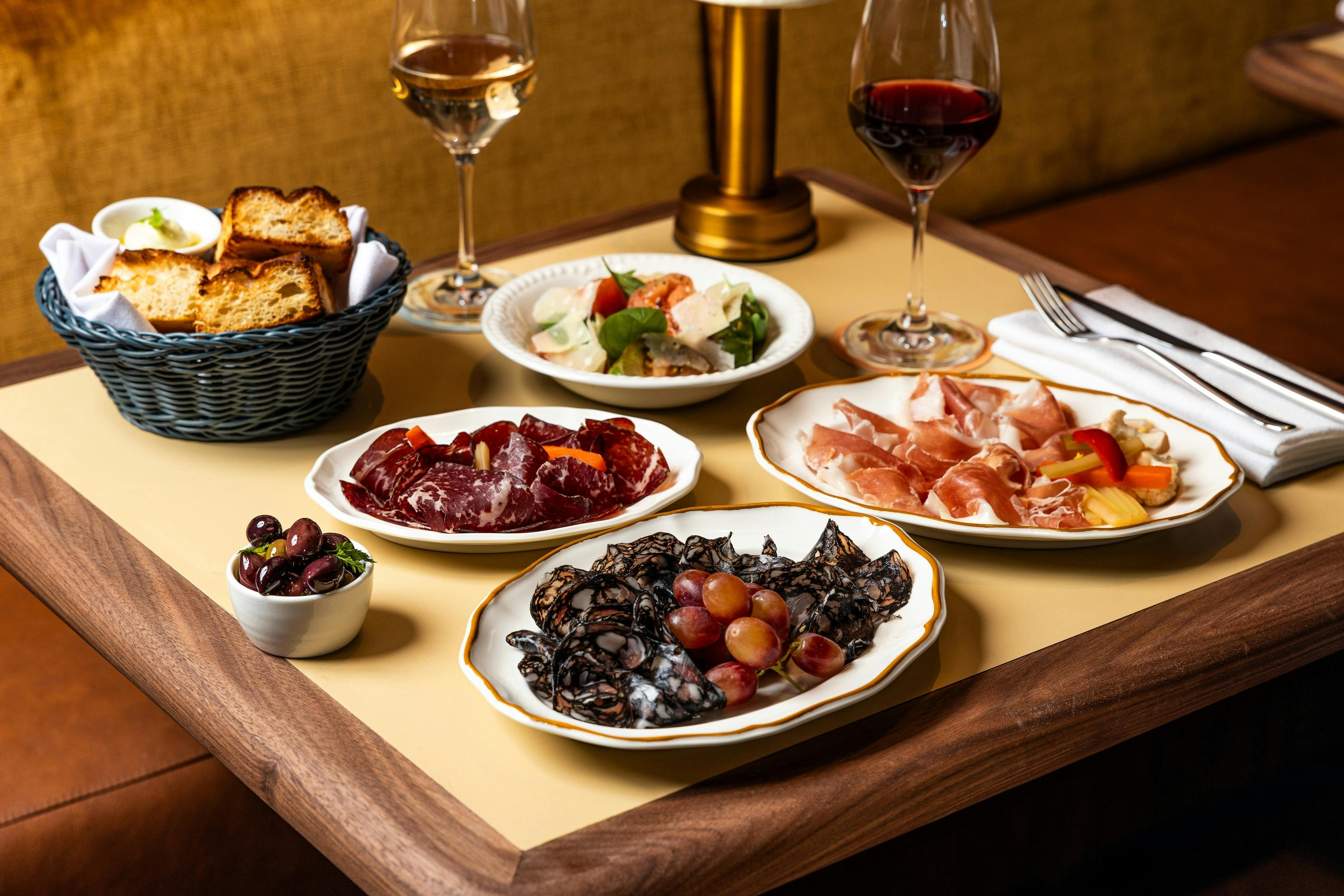 Rovollo - Antipasti - San Daniele prosciutto, housemade focaccia