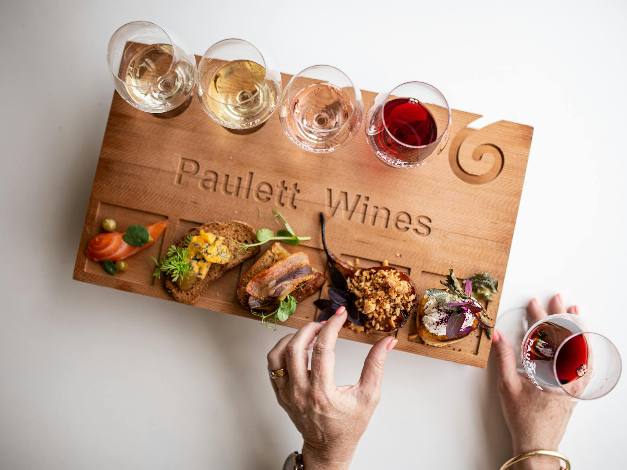Pauletts Canape & Wine Flight Experience