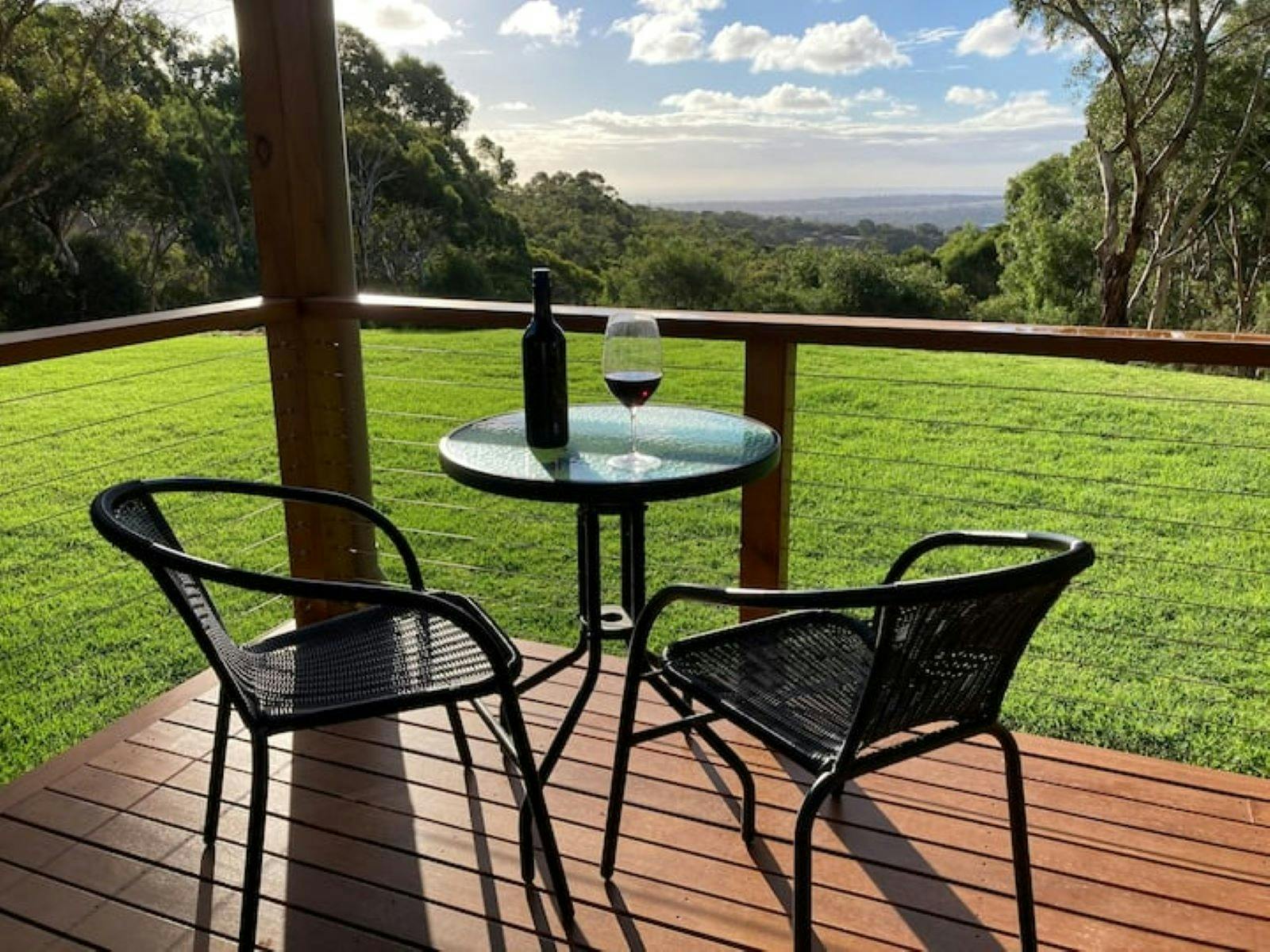 view from the farm shop deck