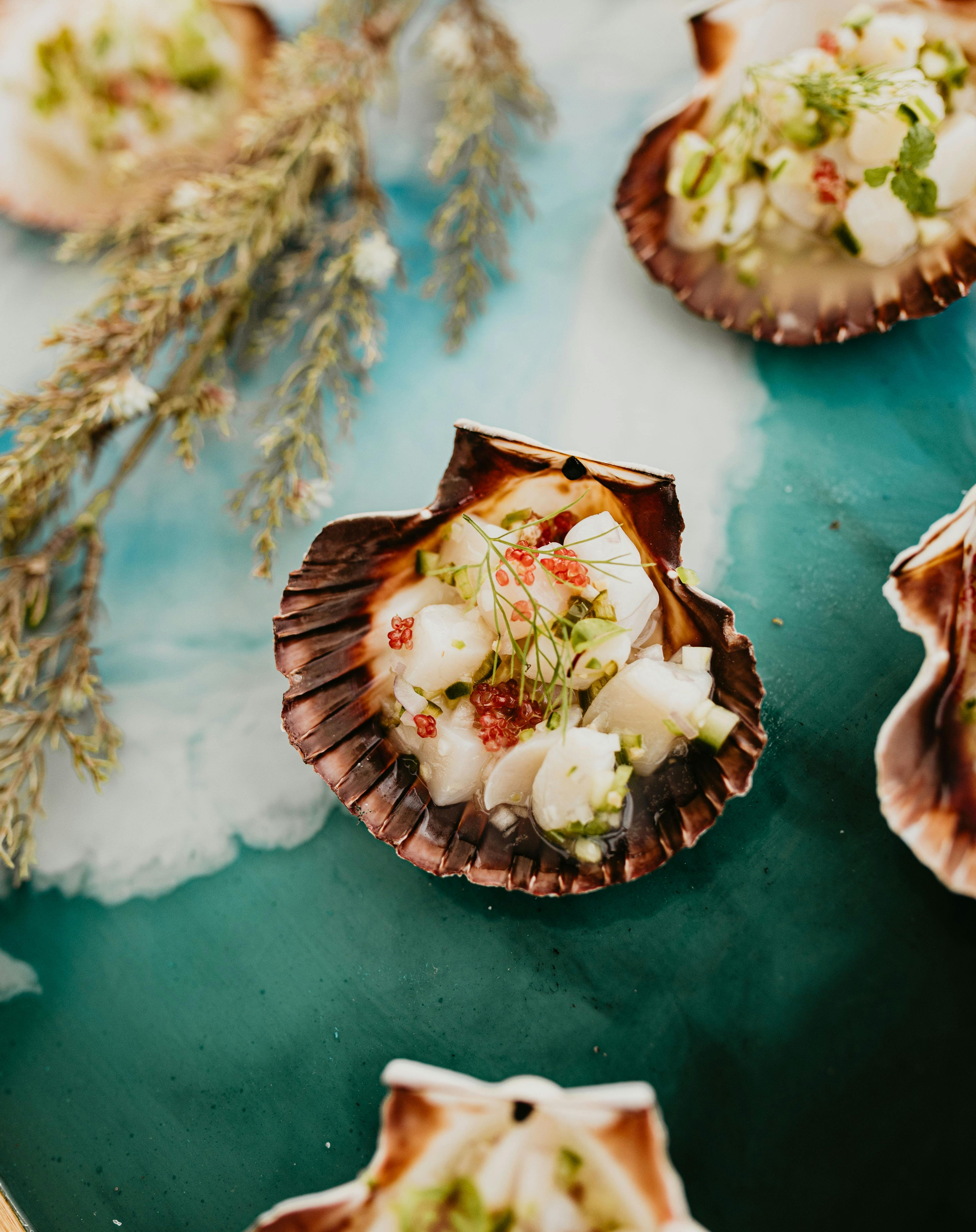 Finger Lime Ceviche