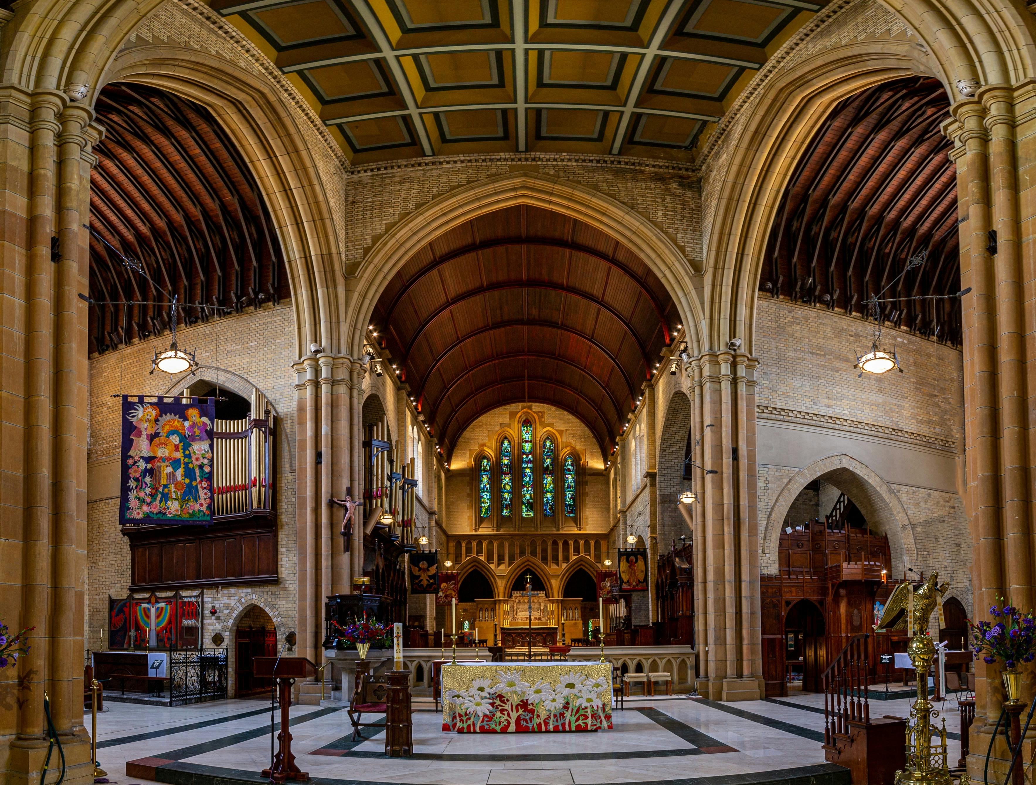 The altar and high altar