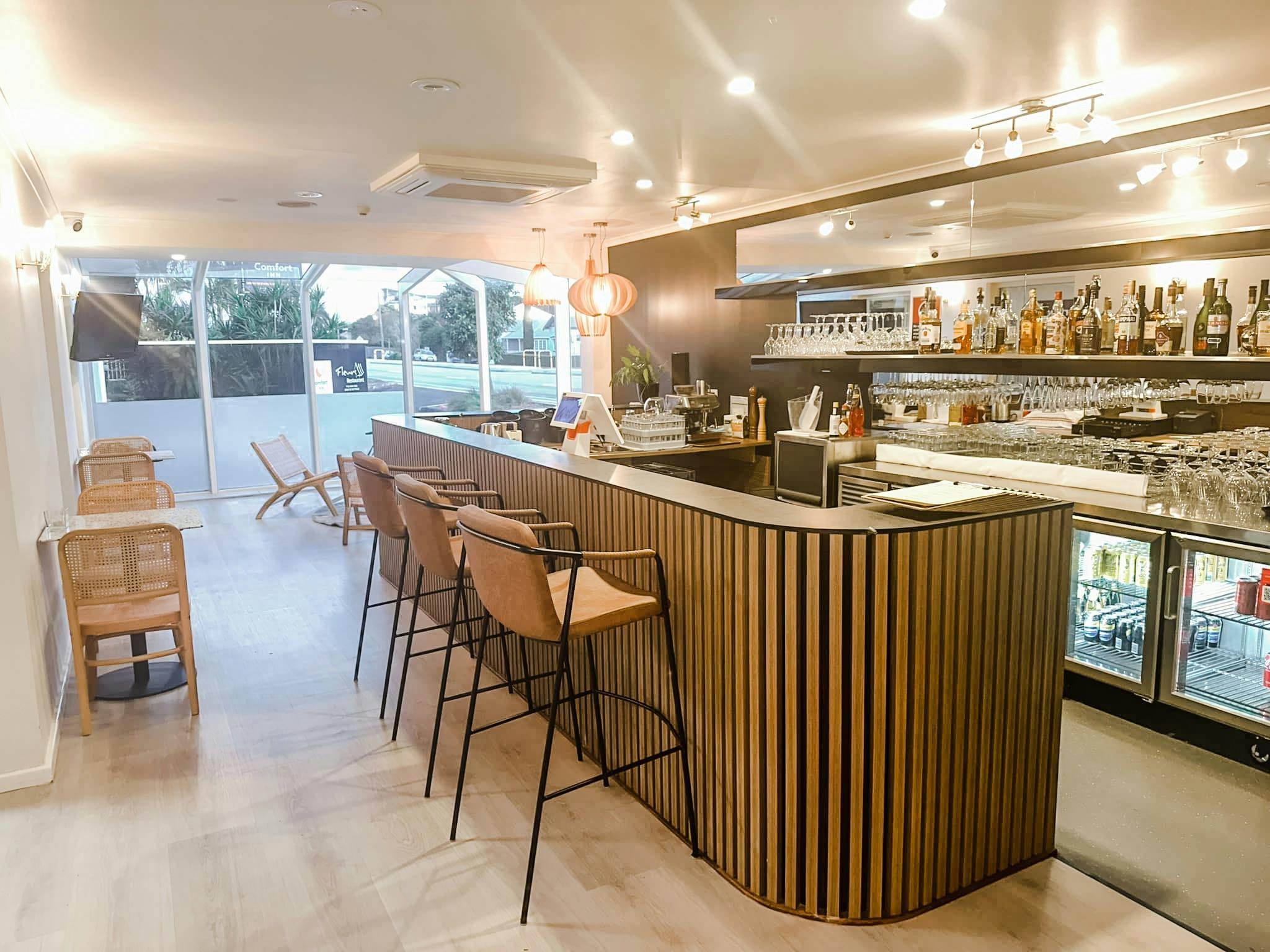 Bar are in Comfort Inn Ballina