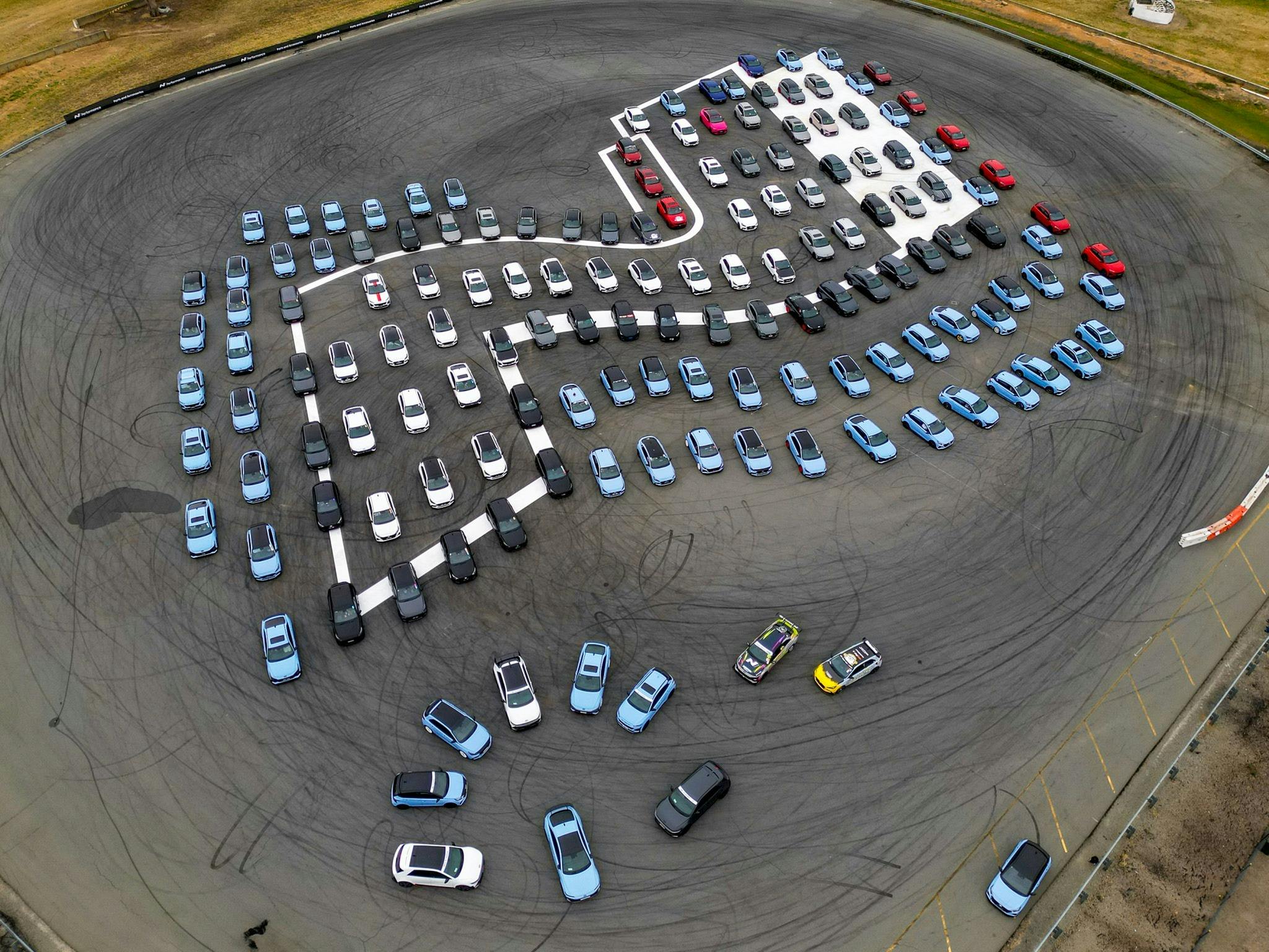 One Raceway Aerial View