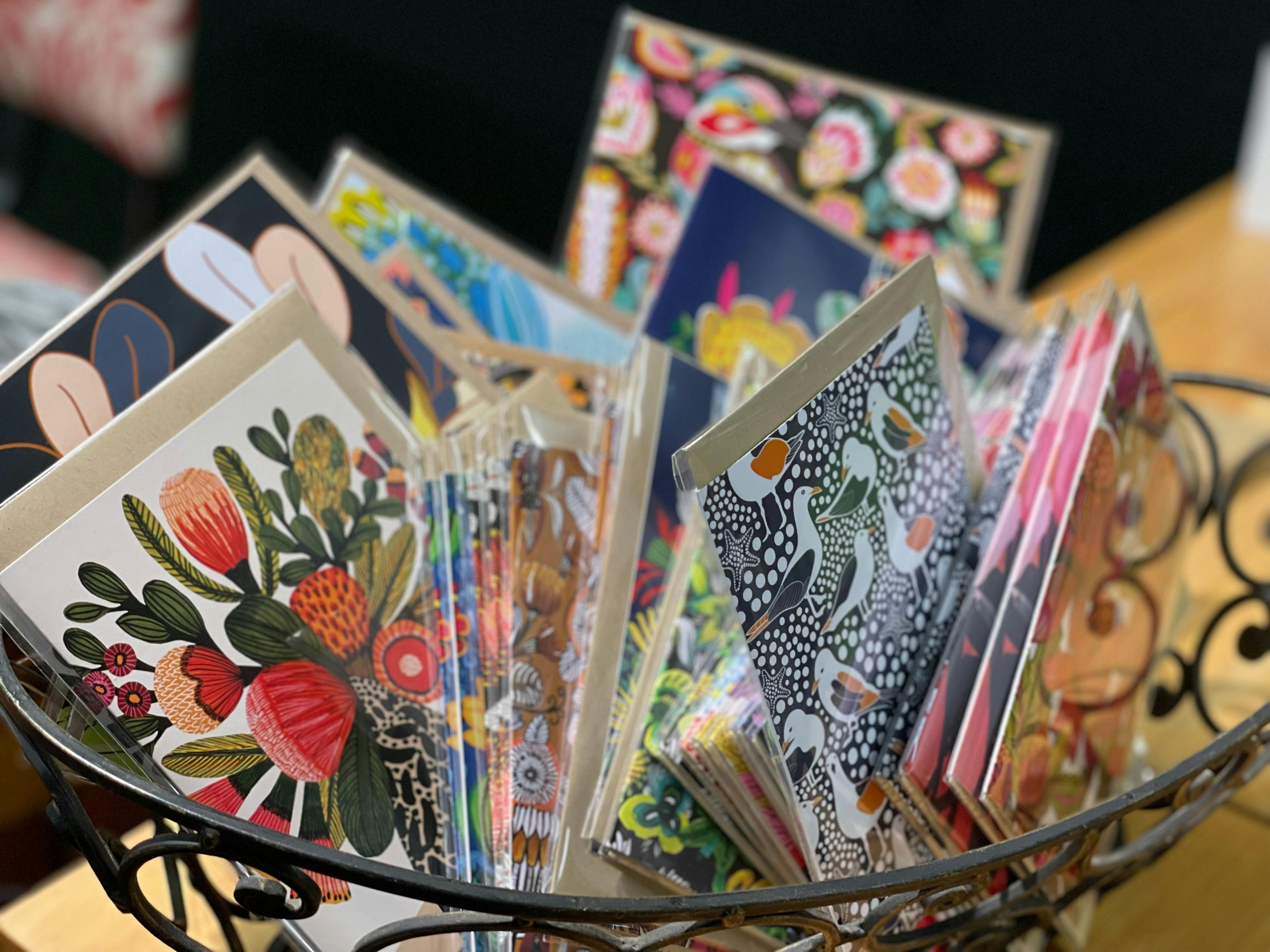 Beautiful printed cards by Australian Artists