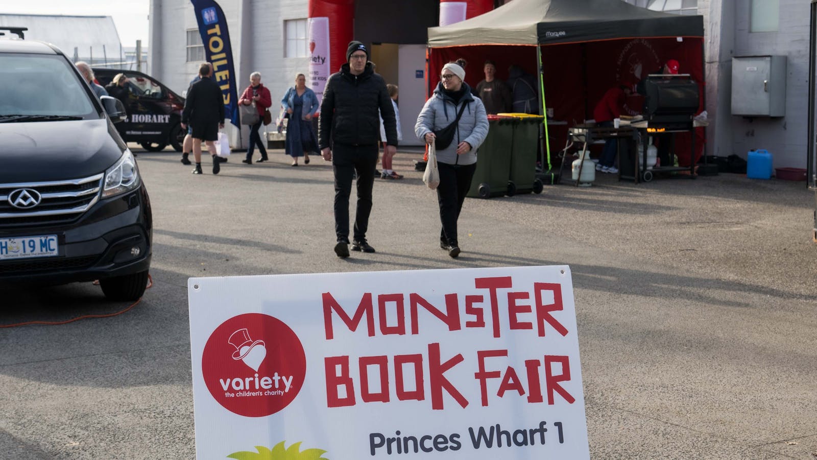 Variety Monster Bookfair entrance