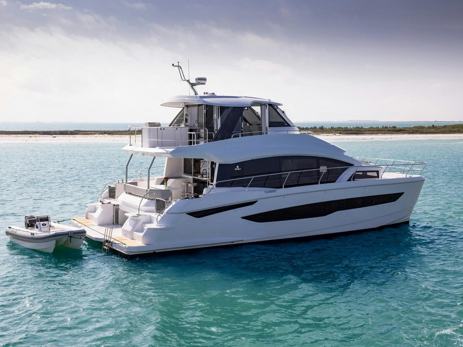 Aquila 54 - at anchor