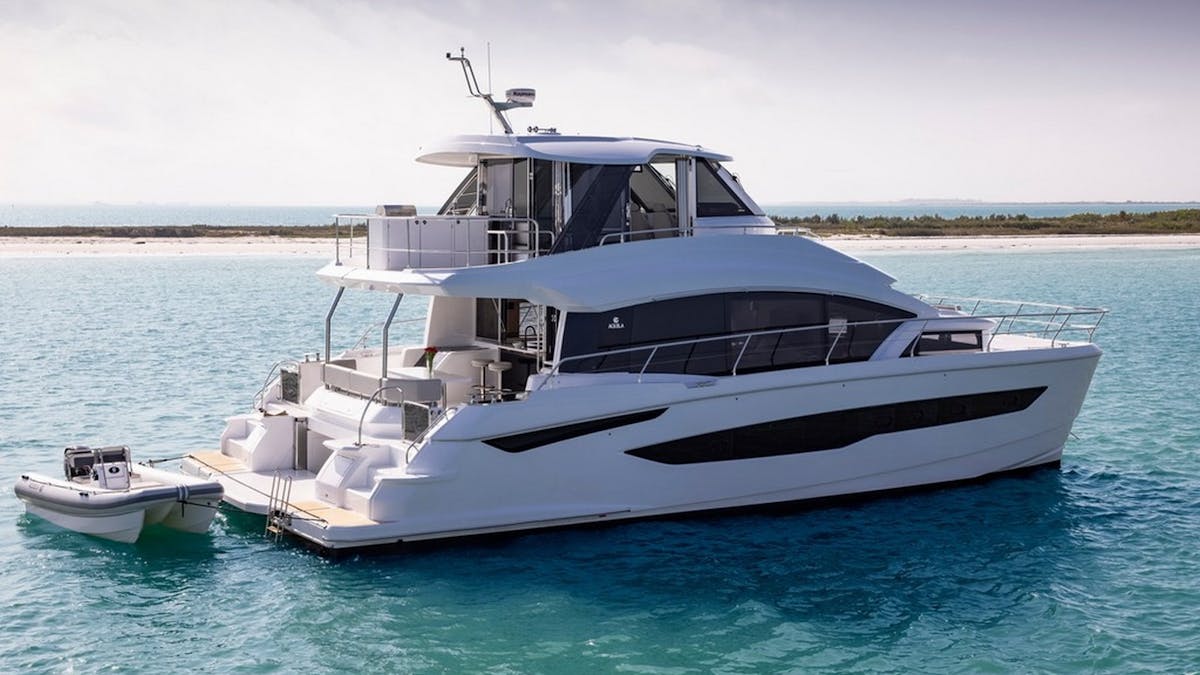 Aquila 54 - at anchor