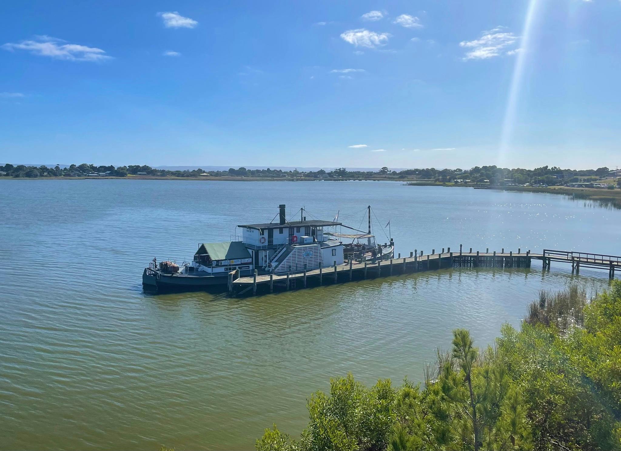 Clayton Bay Paddle Steamer Experience on PS Oscar W