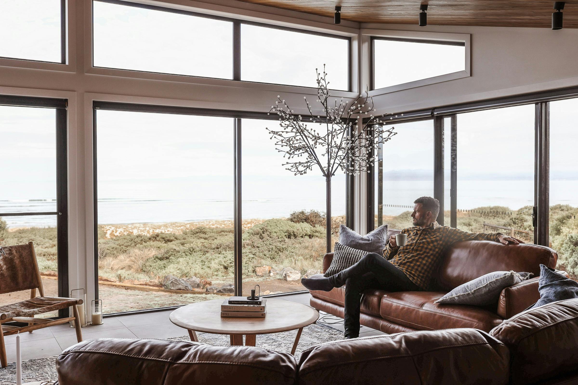 Ocean views from the comfort of the lounge room