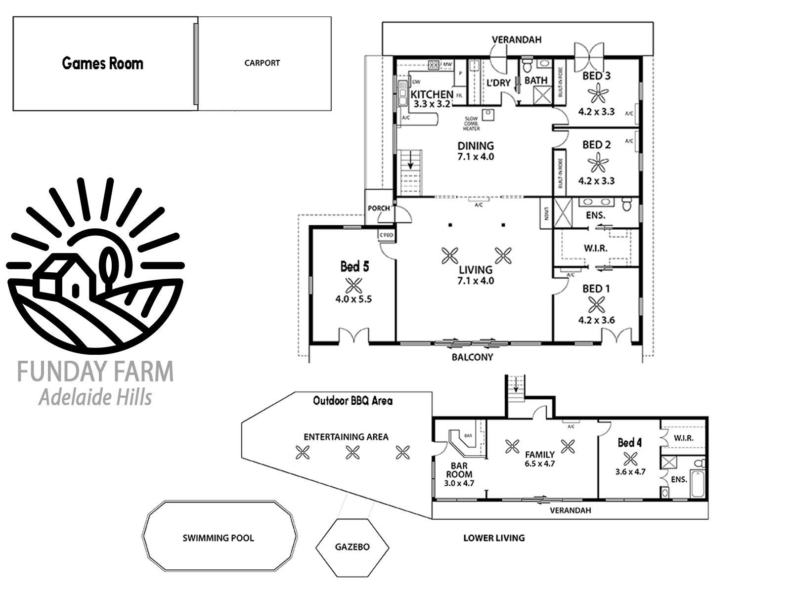 Funday Farm Floorplan