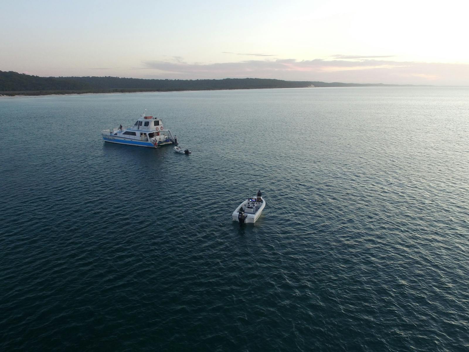 Mother shipping Fraser Island