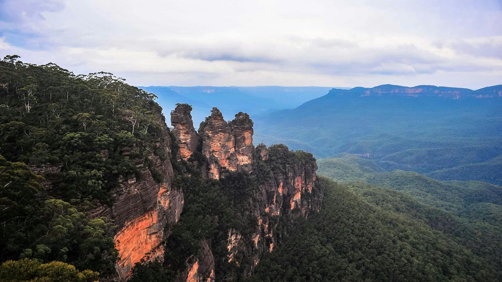 The Three Sisters at Katoomba in the Blue Mountains