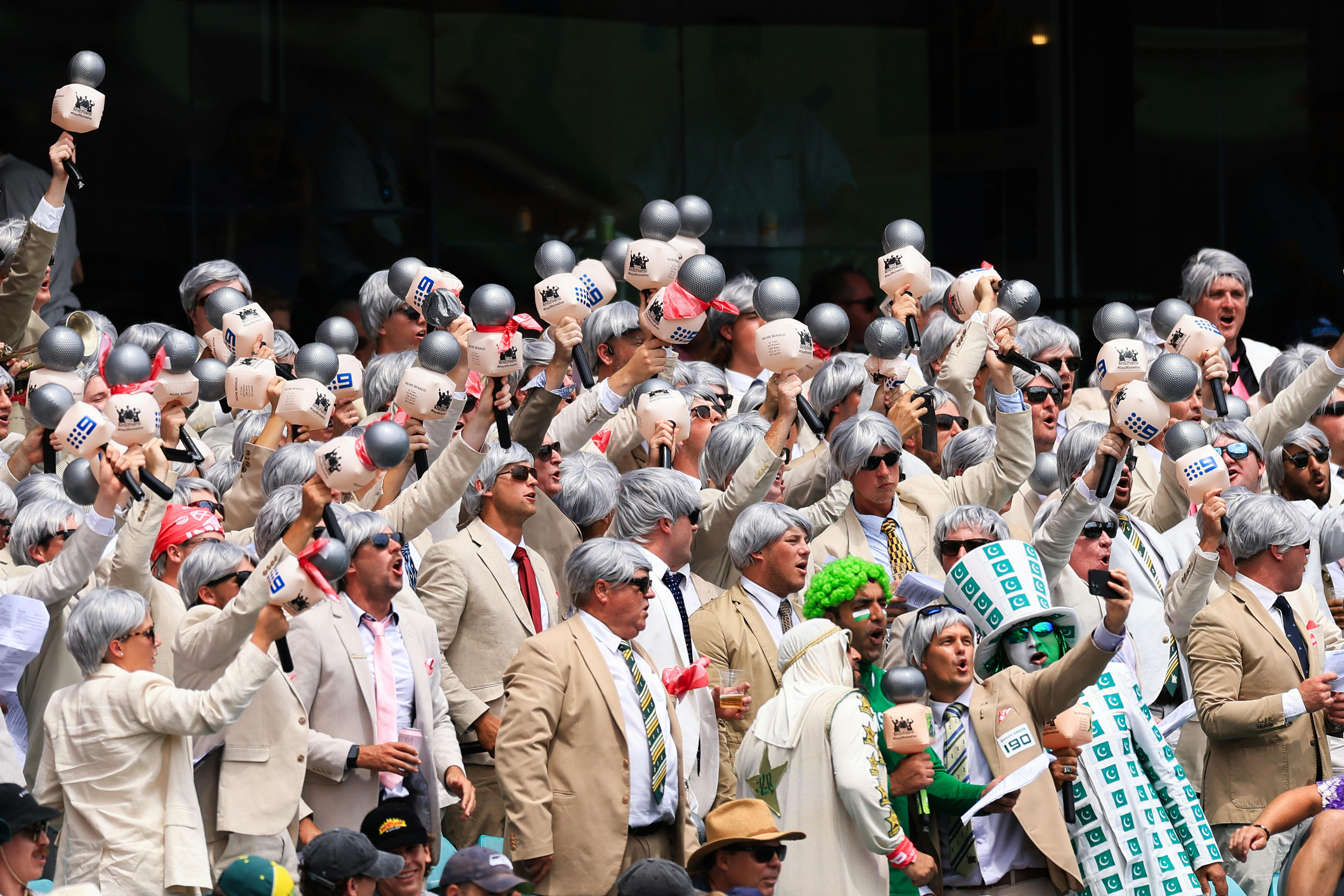 Crowd image at the cricket