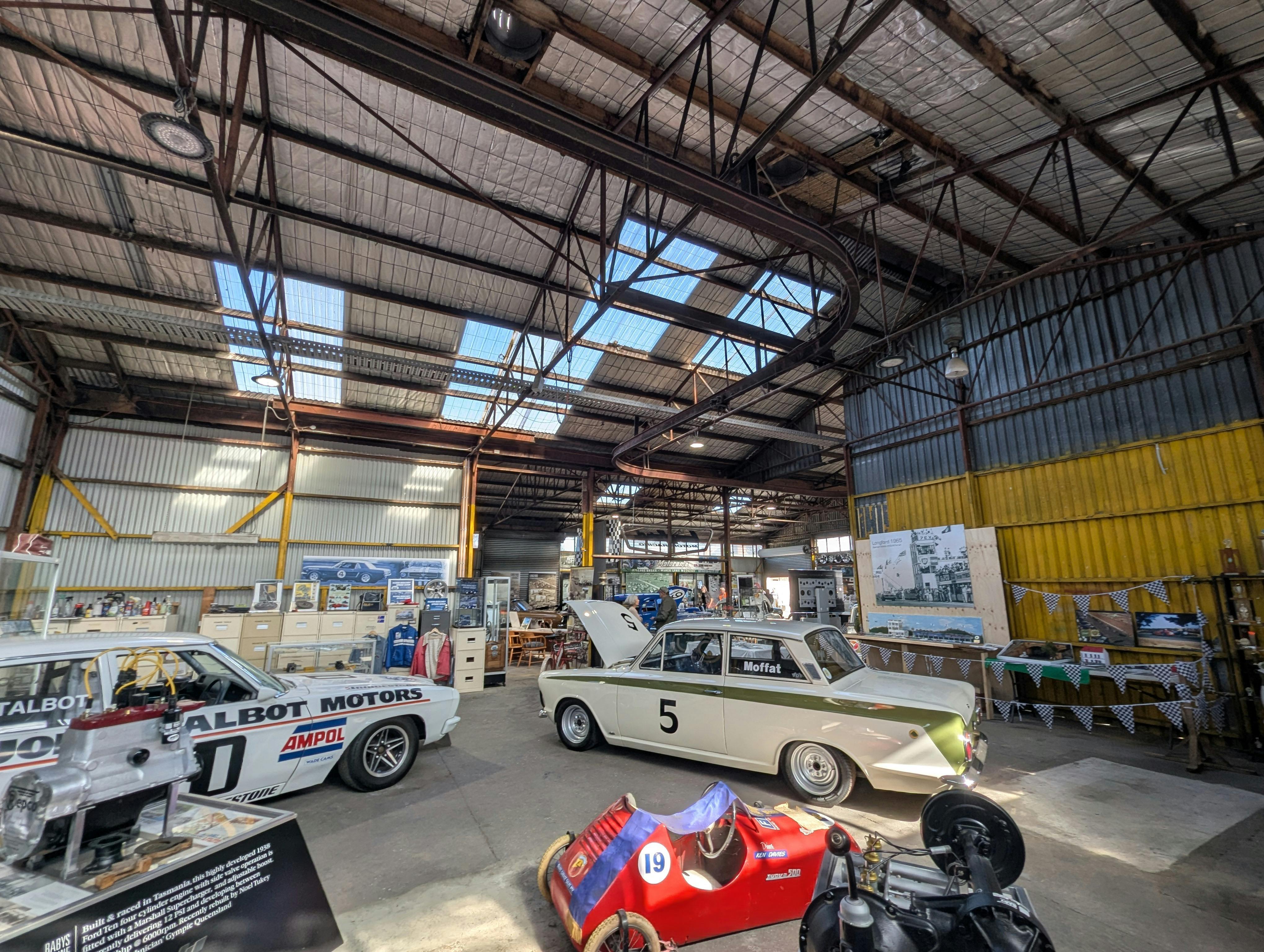 Inside the Longford Motorsport exhibition