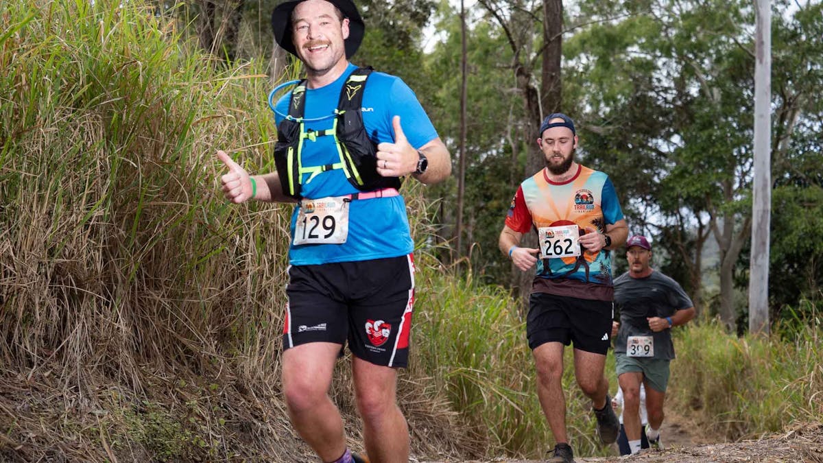 Happy trail runner Happy trail runner