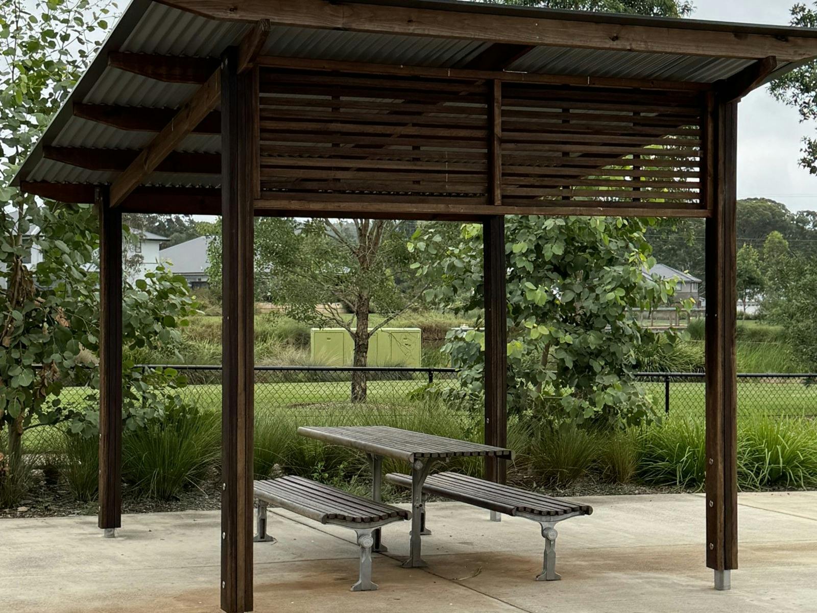 Peel Park picnic shelter