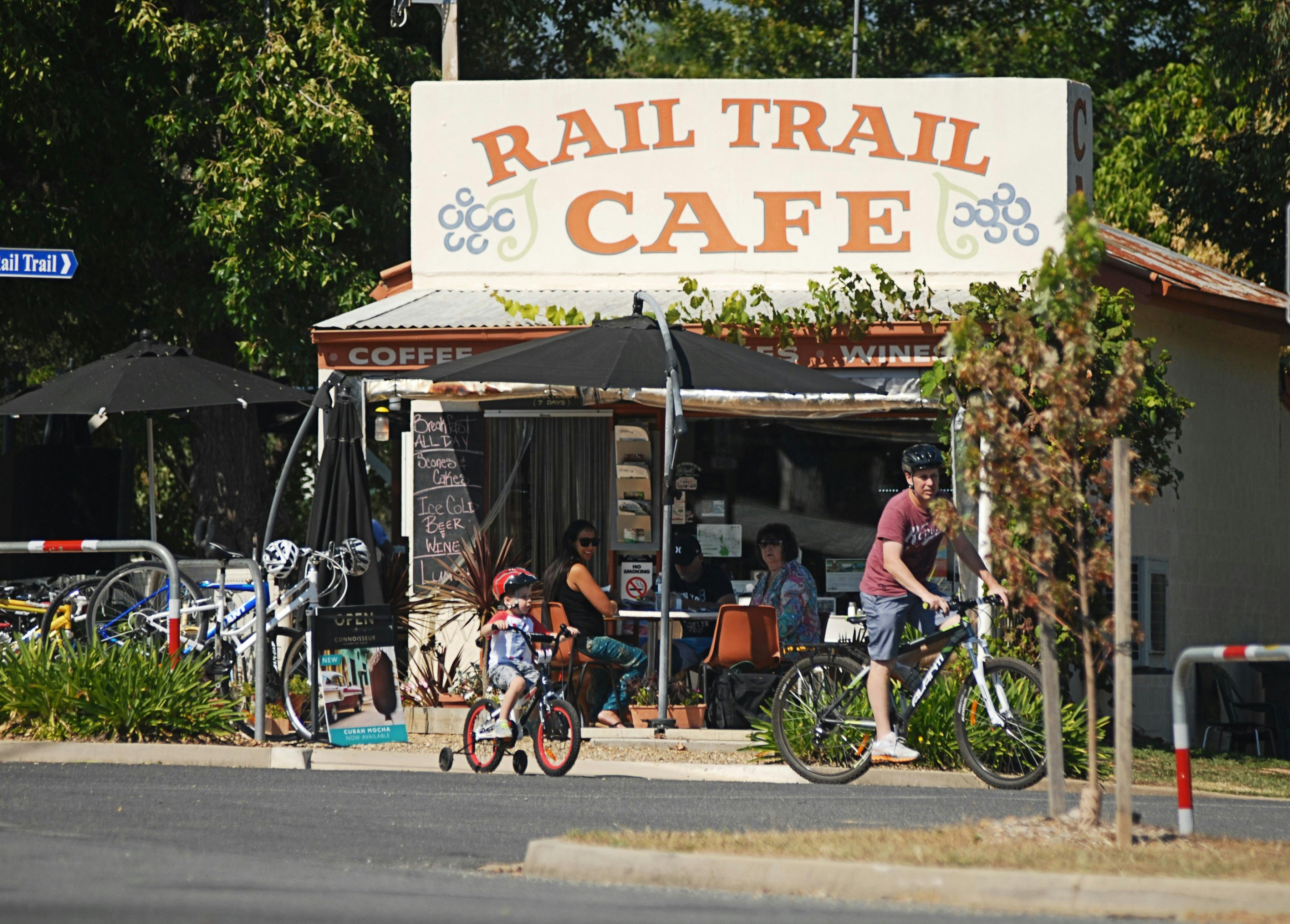 Front view of cafe