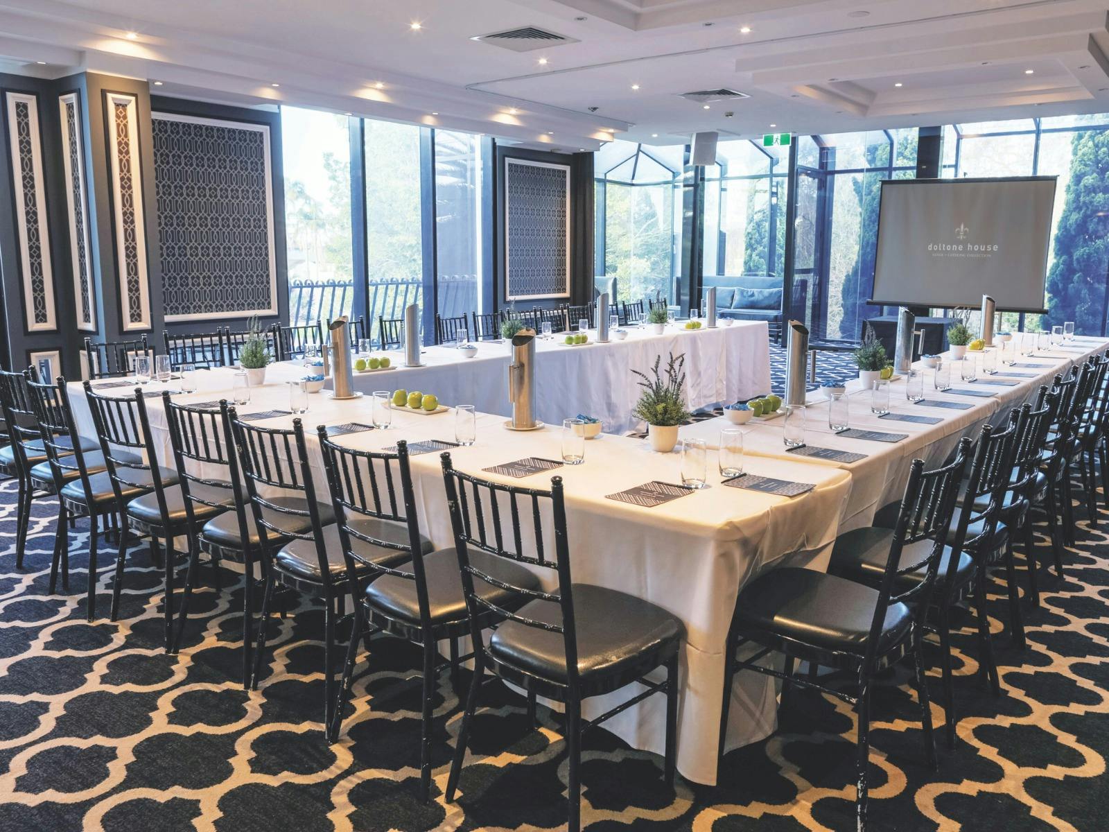 A spacious, pillar-free venue at Doltone House Sylvania Waters