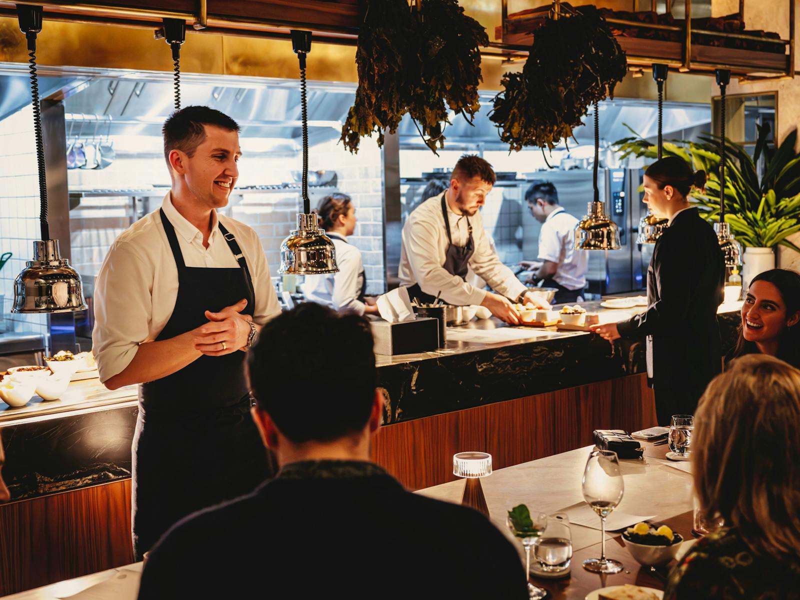 Saint Peter at The Grand National, Josh Niland at chef's table