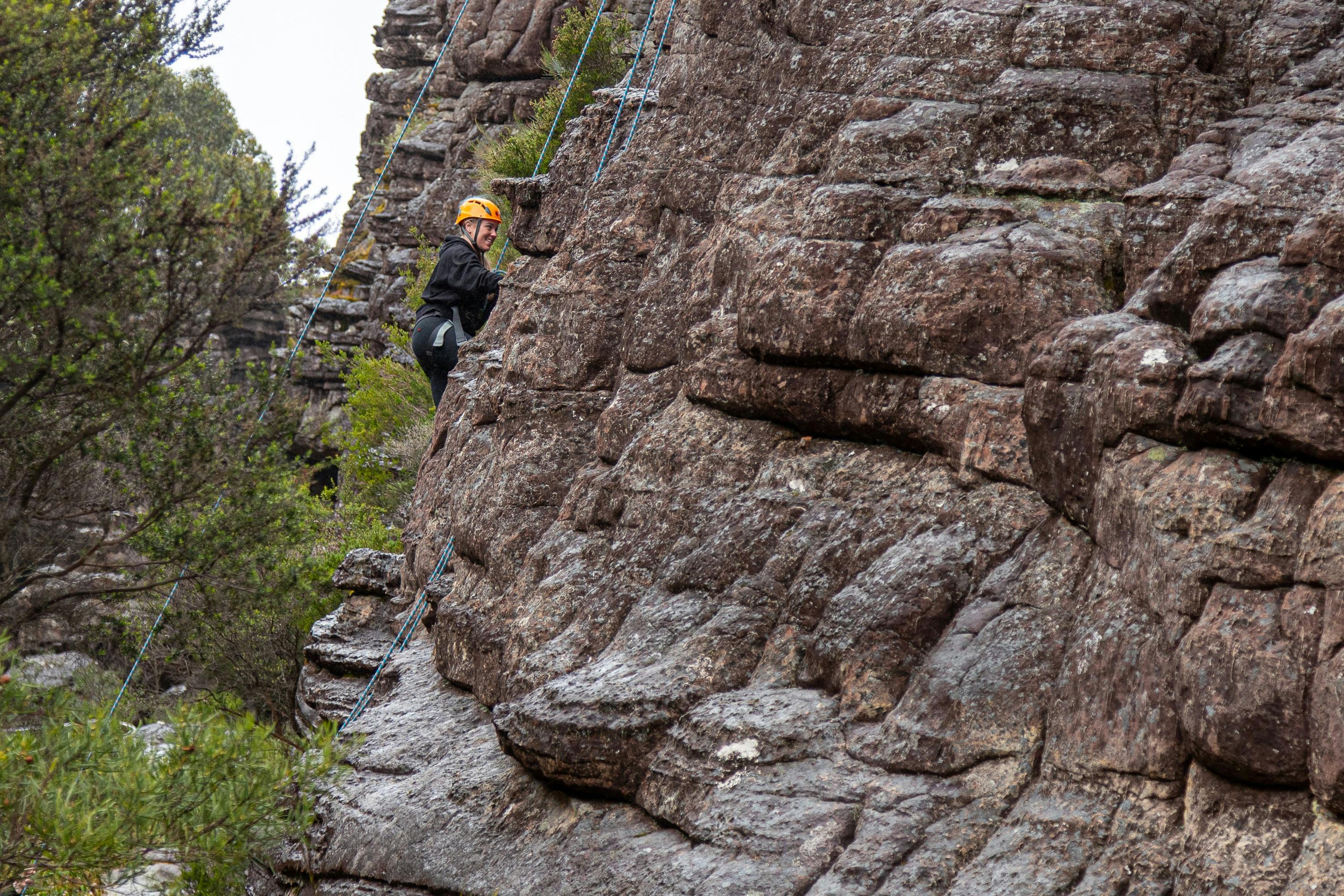 Rock climbing in the Grampians