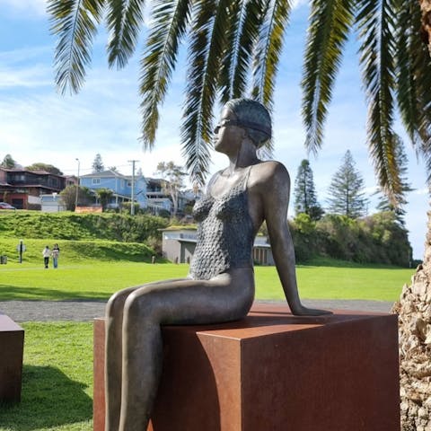 Bronze Sculpture, figurative swimmer form limited edition of 25