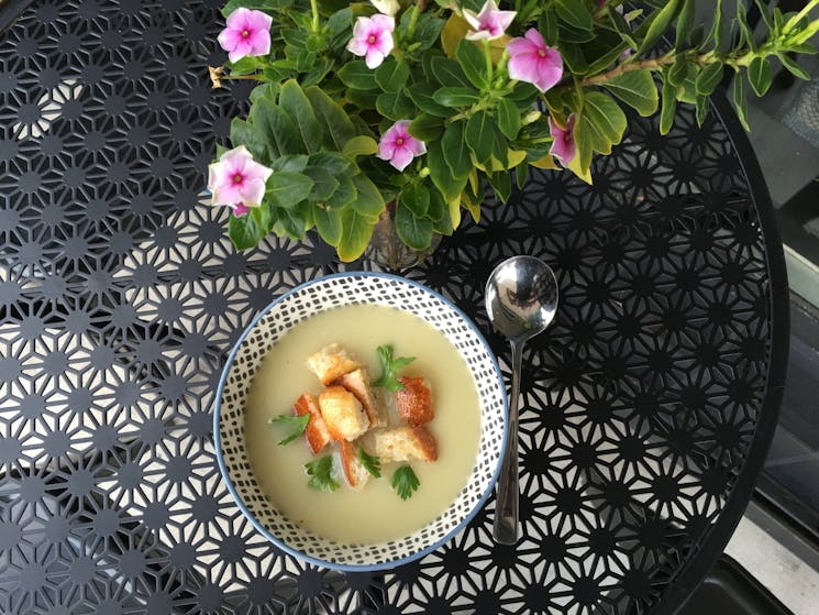 Image of a bowl of soup