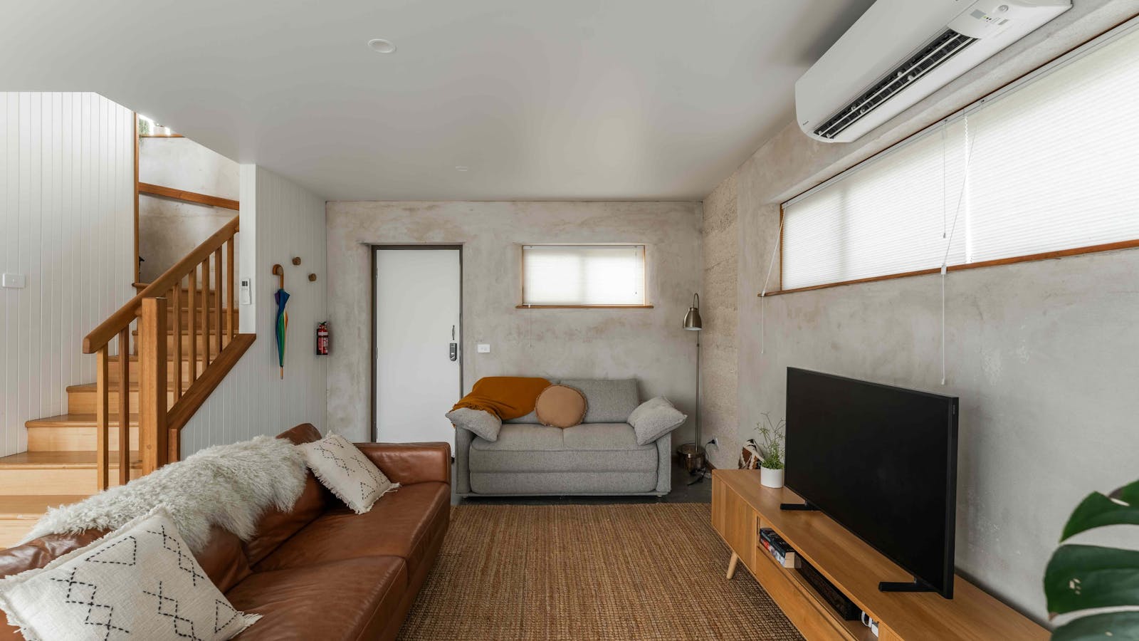 Lounge Room with TV including streaming services.